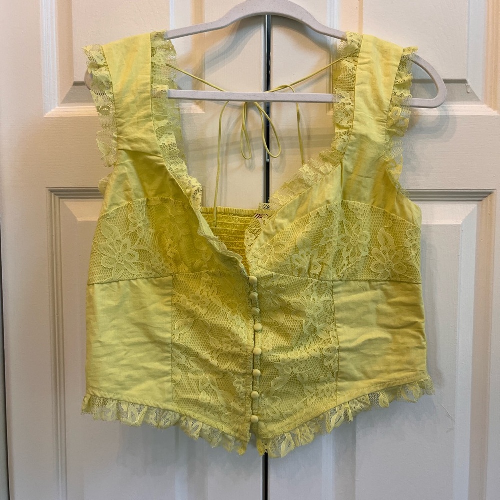 Free People Wildest Dreams Corset Top